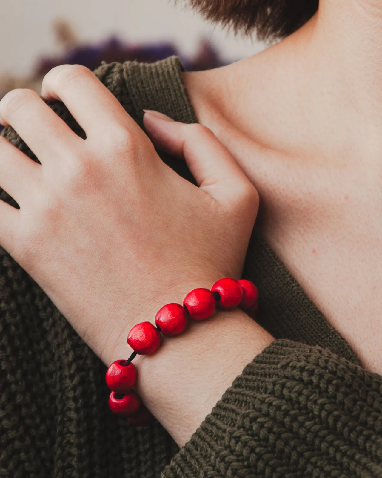 a bracelet as a reminder of right intention