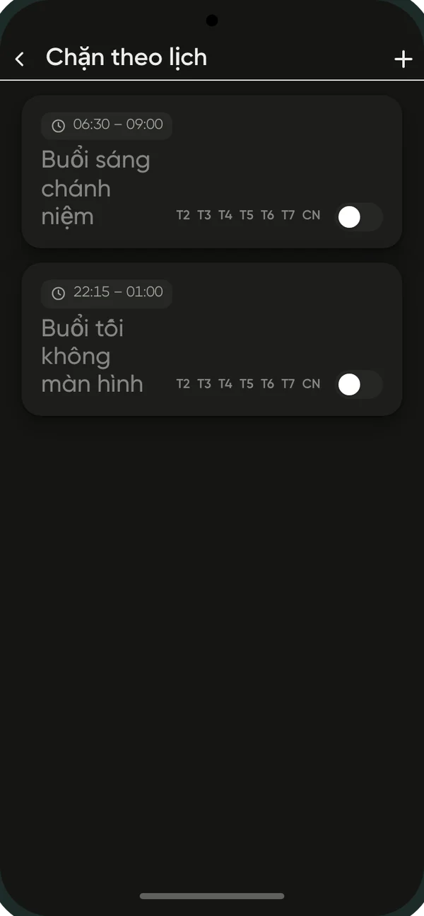 Buổi sáng và buổi tối là của bạn
